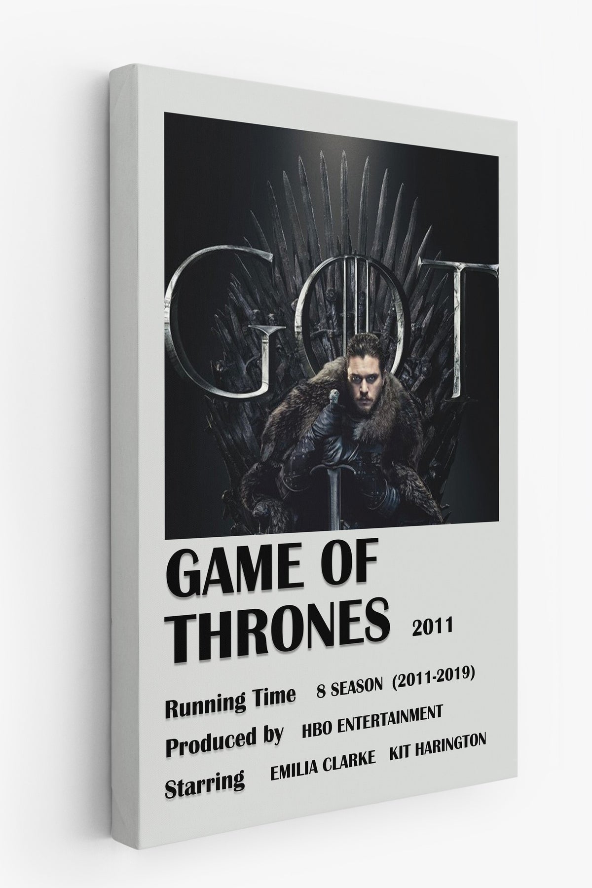 Game of Thrones Film Kanvas Tablo