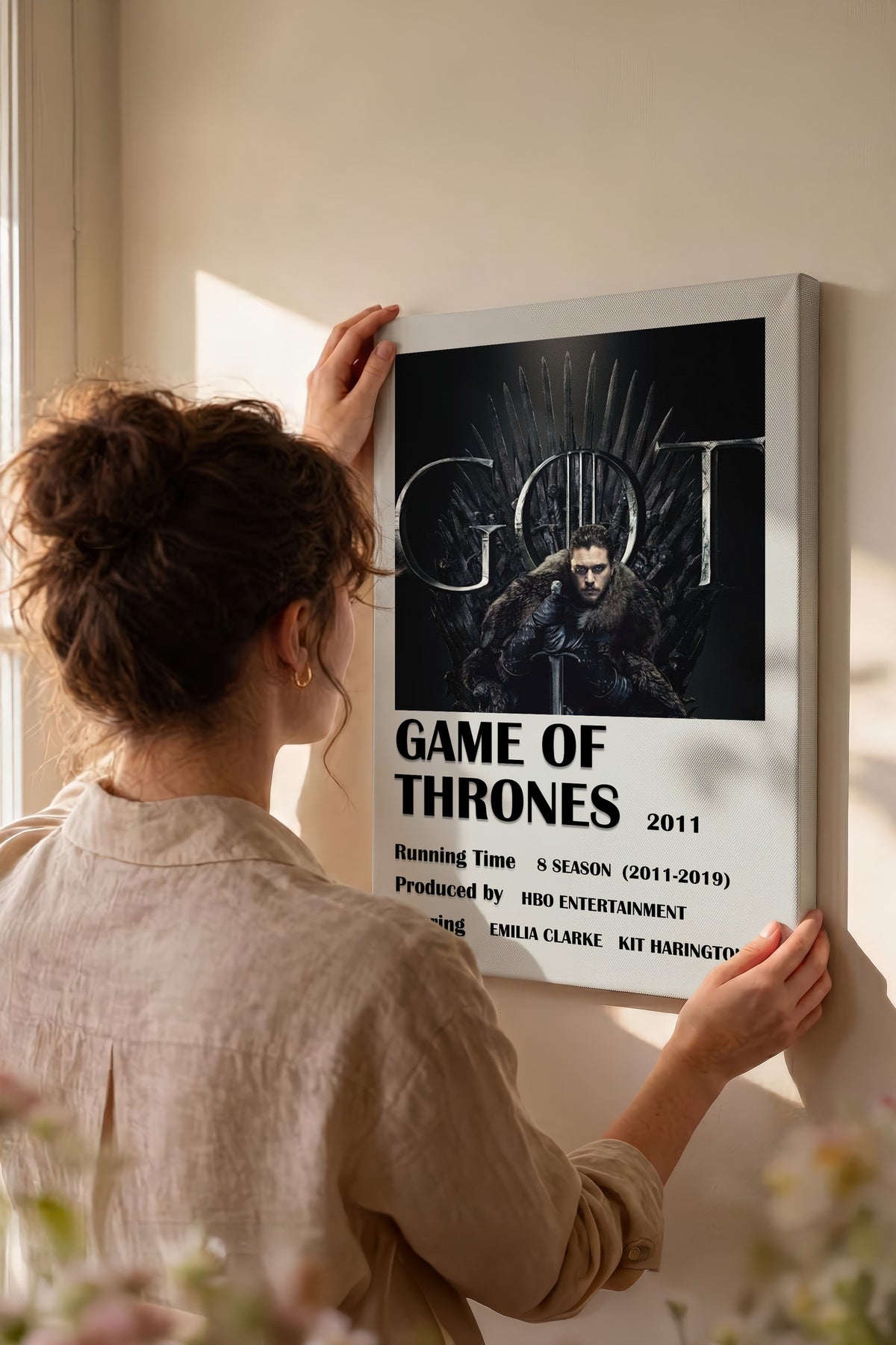 Game of Thrones Film Kanvas Tablo