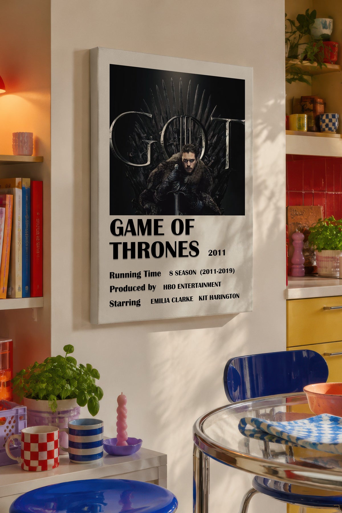Game of Thrones Film Kanvas Tablo