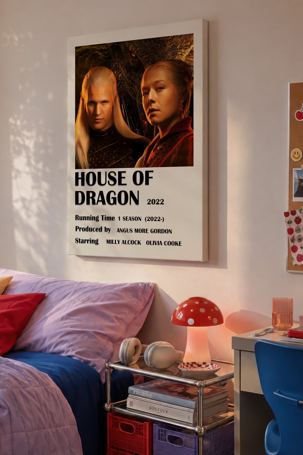 HOUSE OF DRAGON Film Kanvas Tablo