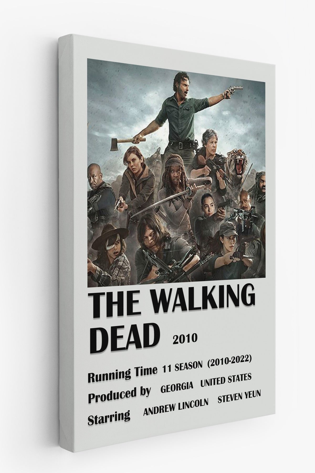 THE WALKING DEAD Film Kanvas Tablo