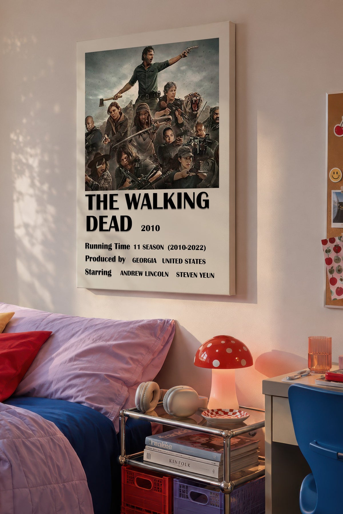 THE WALKING DEAD Film Kanvas Tablo