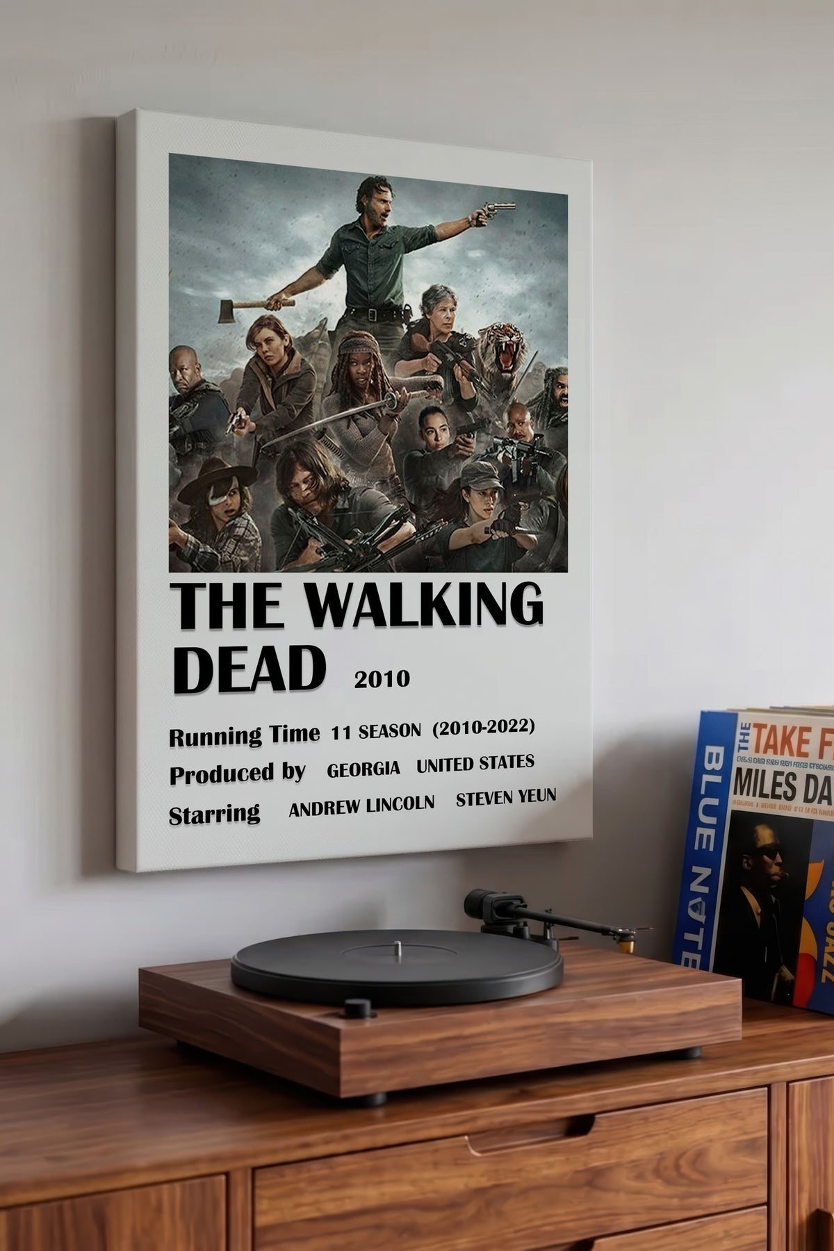 THE WALKING DEAD Film Kanvas Tablo