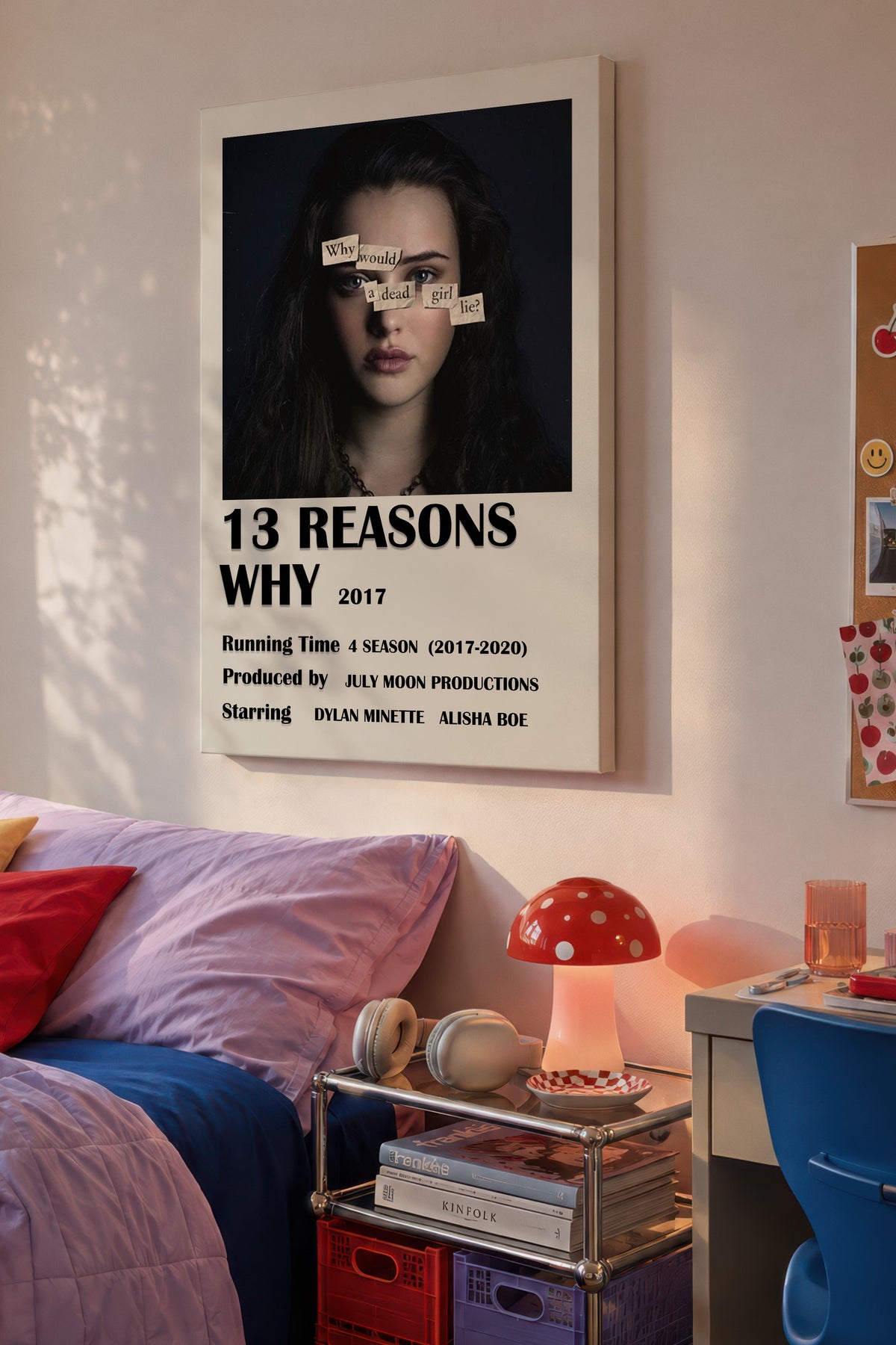 13 REASONS WHY Film Kanvas Tablo