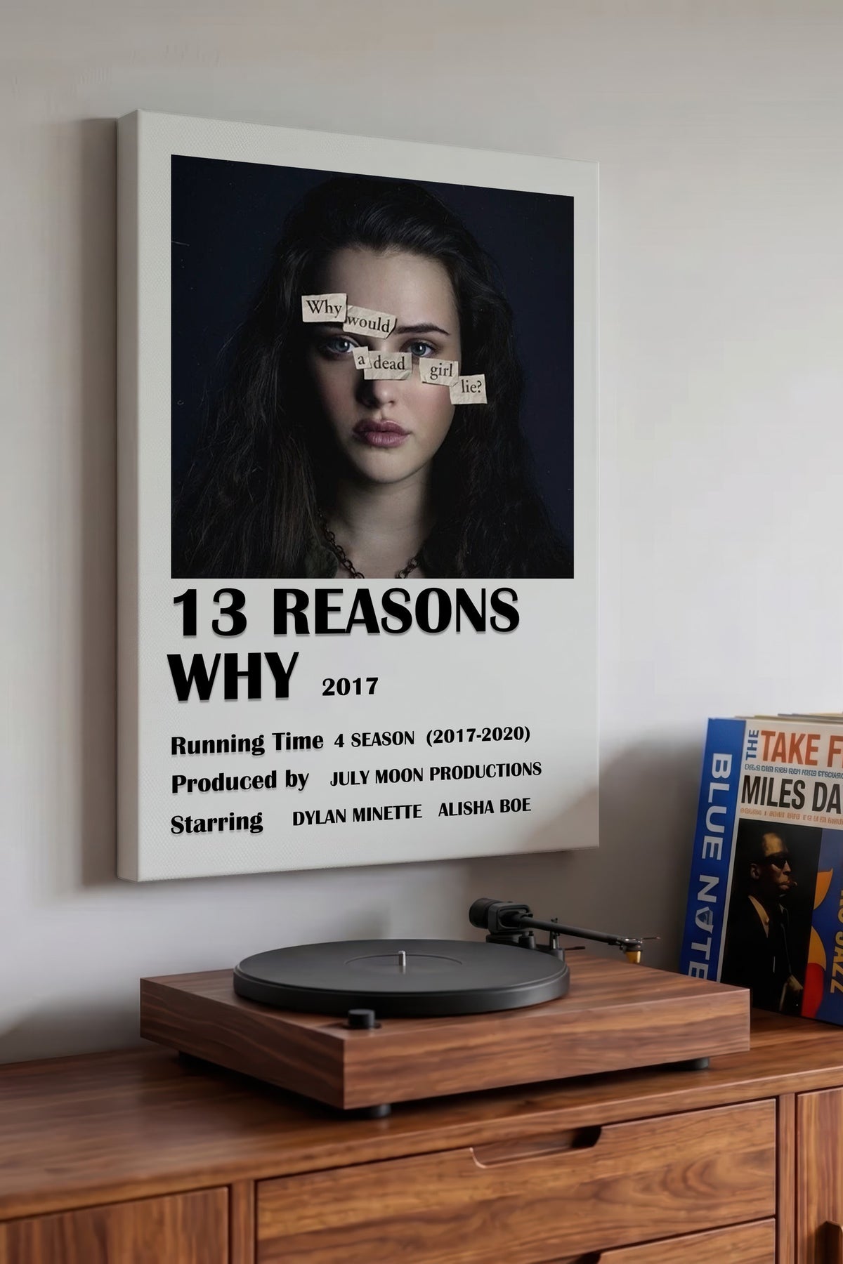 13 REASONS WHY Film Kanvas Tablo