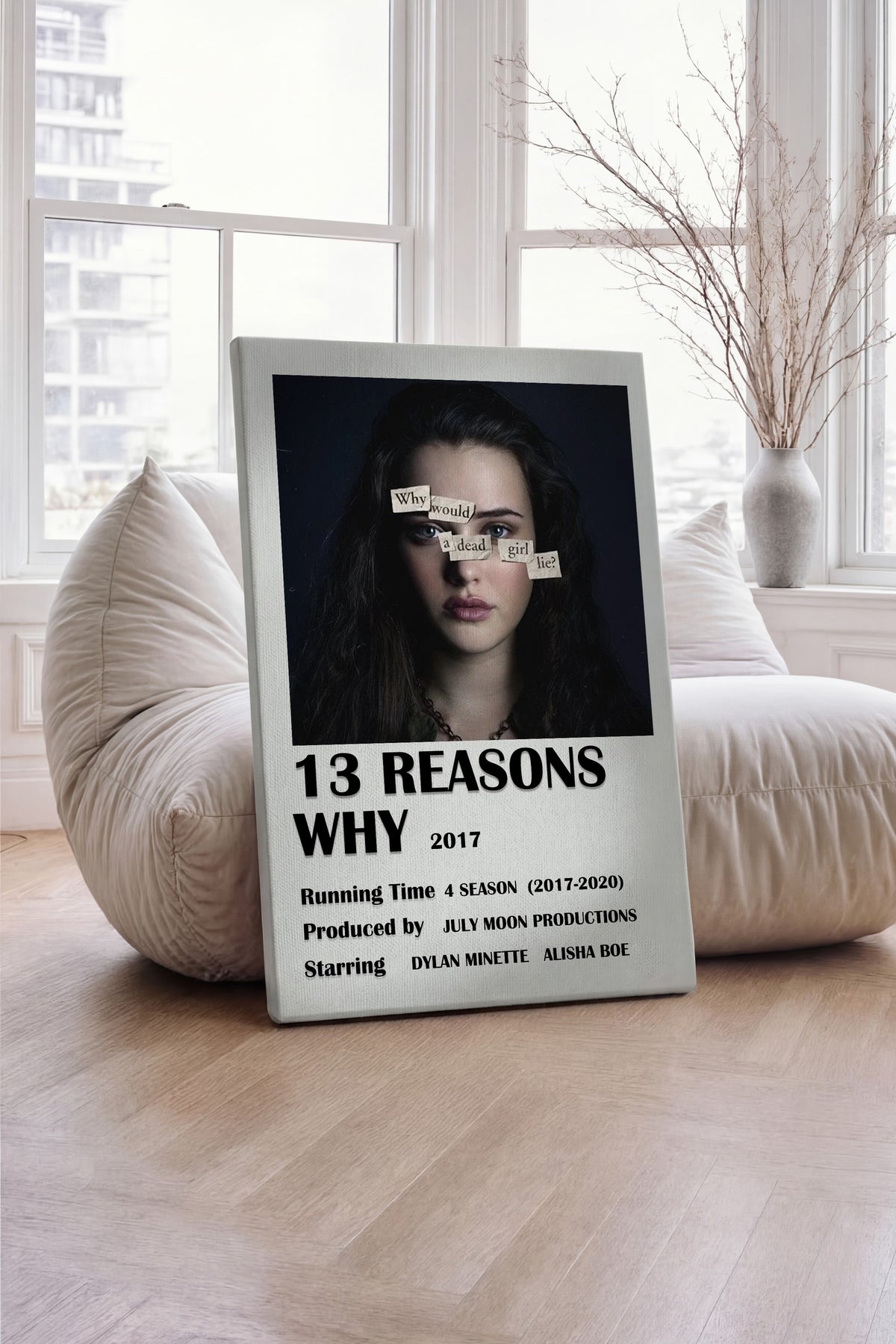 13 REASONS WHY Film Kanvas Tablo