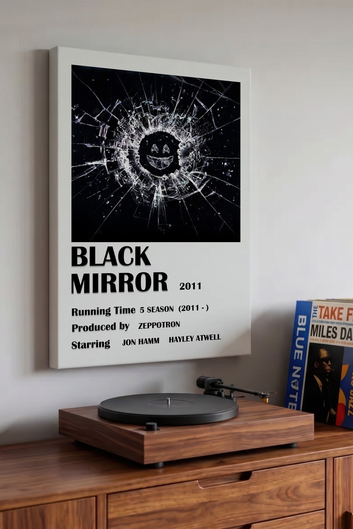 BLACK MIRROR 2011 Film Kanvas Tablo