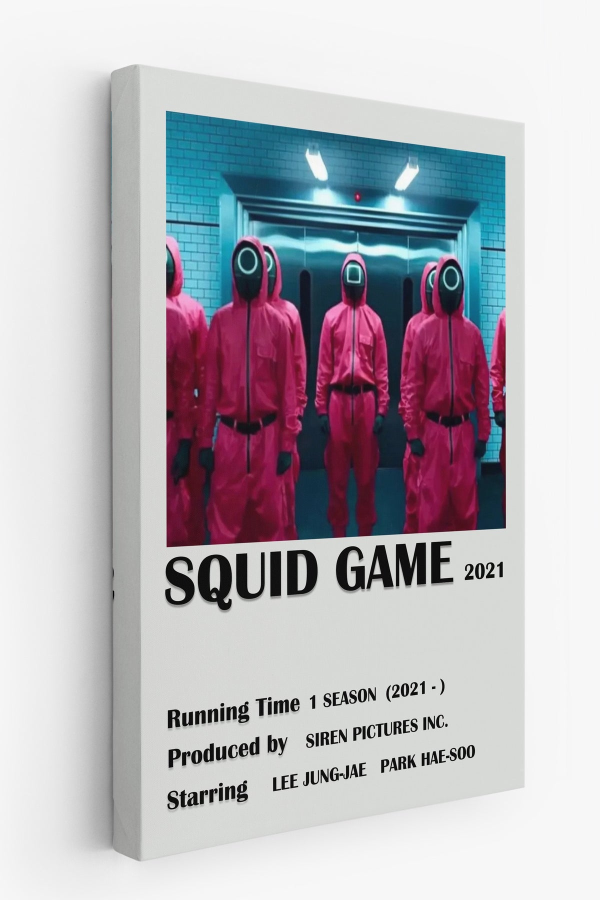 SQUID GAME 2021 Film Kanvas Tablo