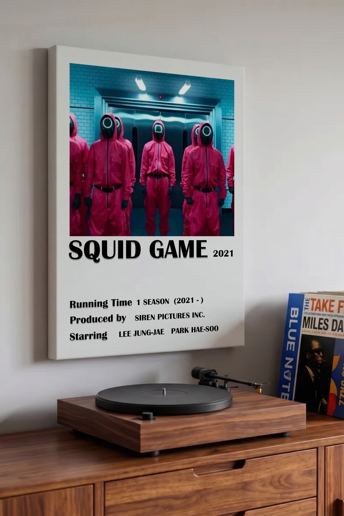 SQUID GAME 2021 Film Kanvas Tablo