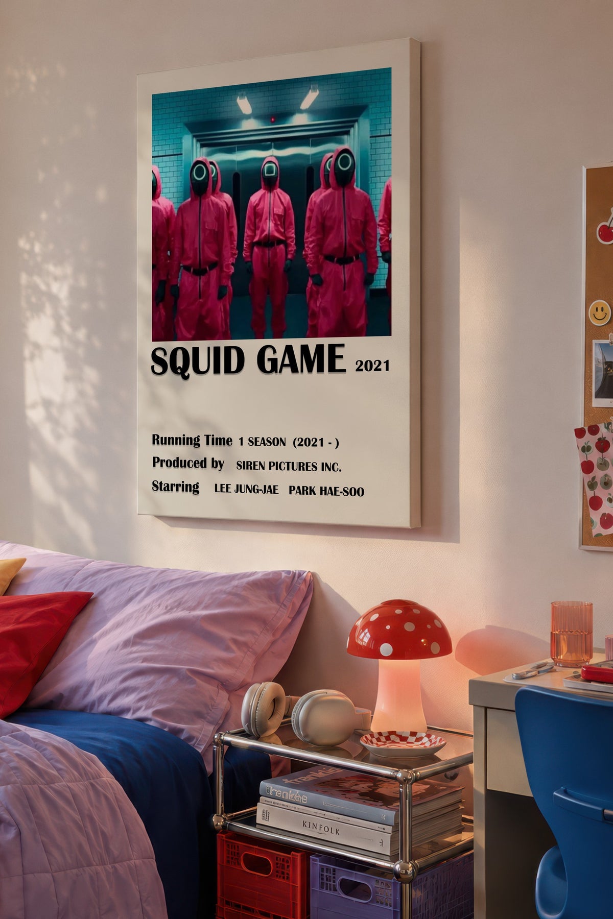 SQUID GAME 2021 Film Kanvas Tablo
