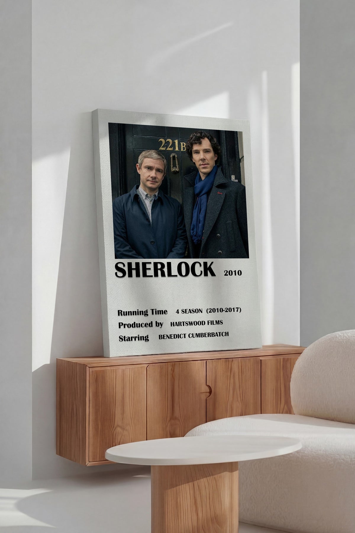 SHERLOCK Film Kanvas Tablo