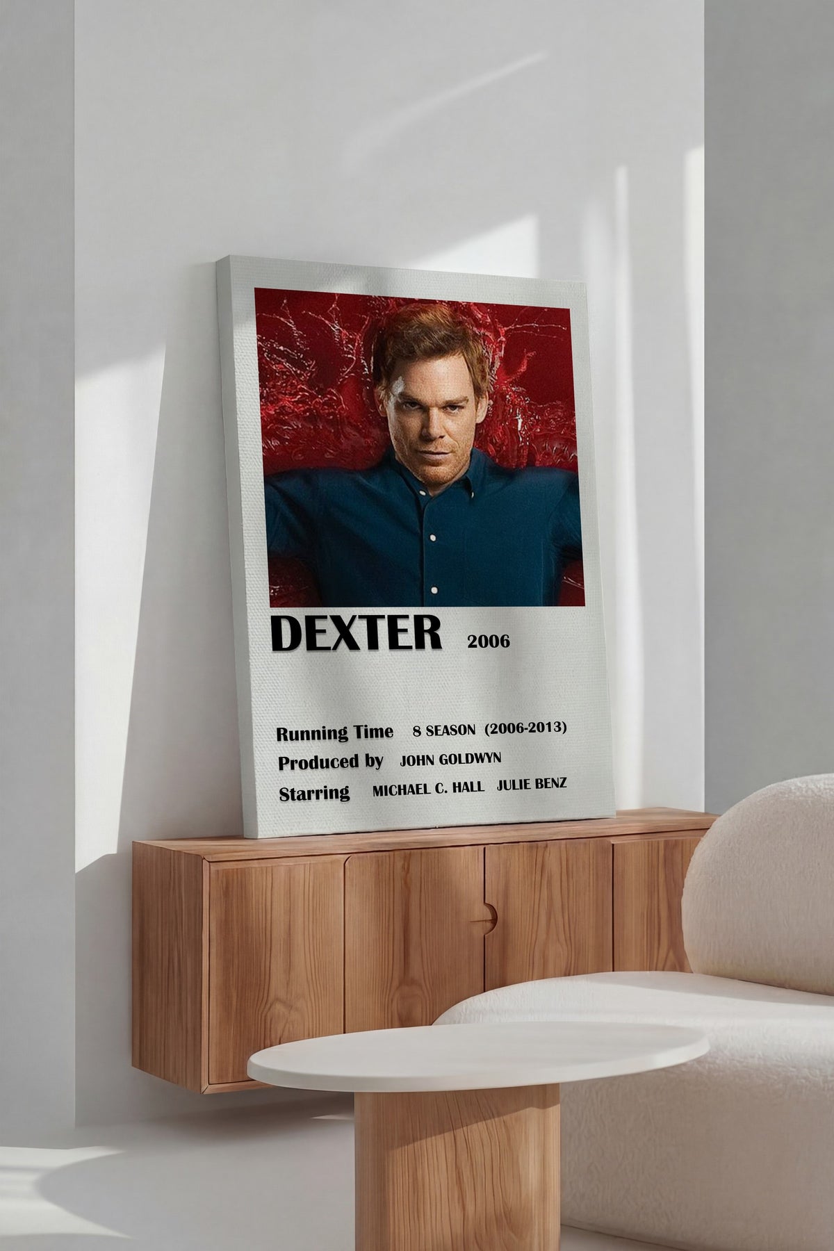 DEXTER 2006 Film Kanvas Tablo