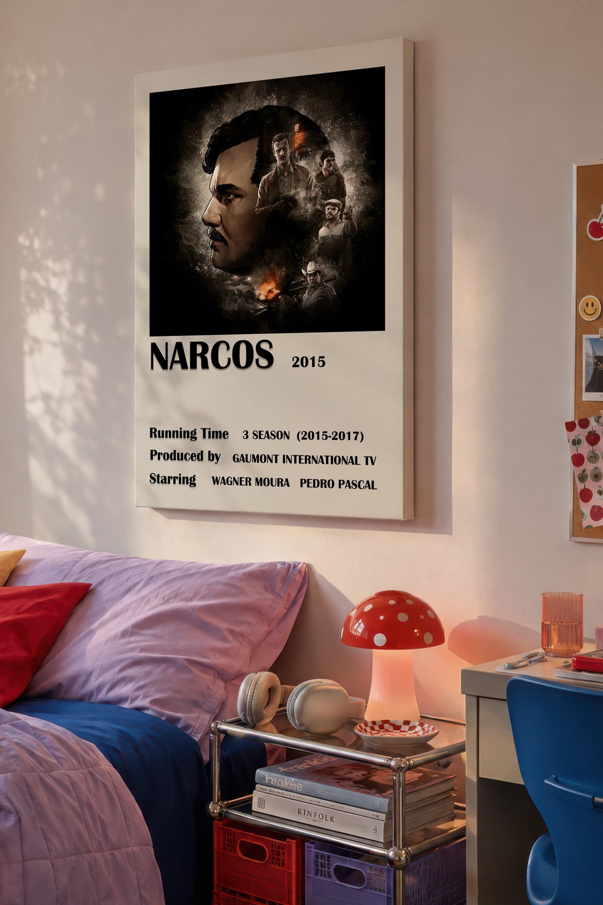 Narcos Film Kanvas Tablo