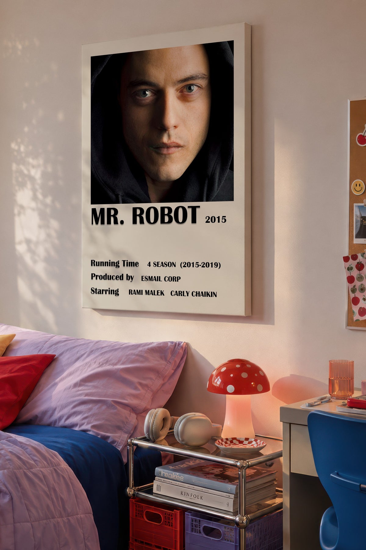 MR. ROBOT 2015 Film Kanvas Tablo