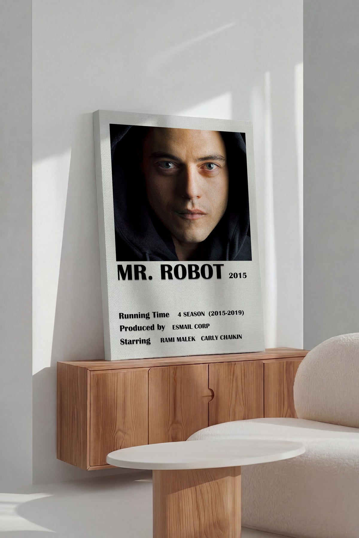 MR. ROBOT 2015 Film Kanvas Tablo