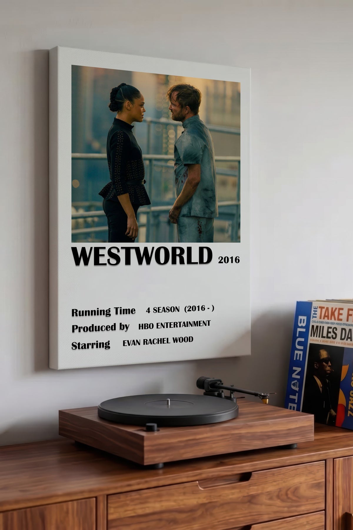 WESTWORLD 2016 Film Kanvas Tablo