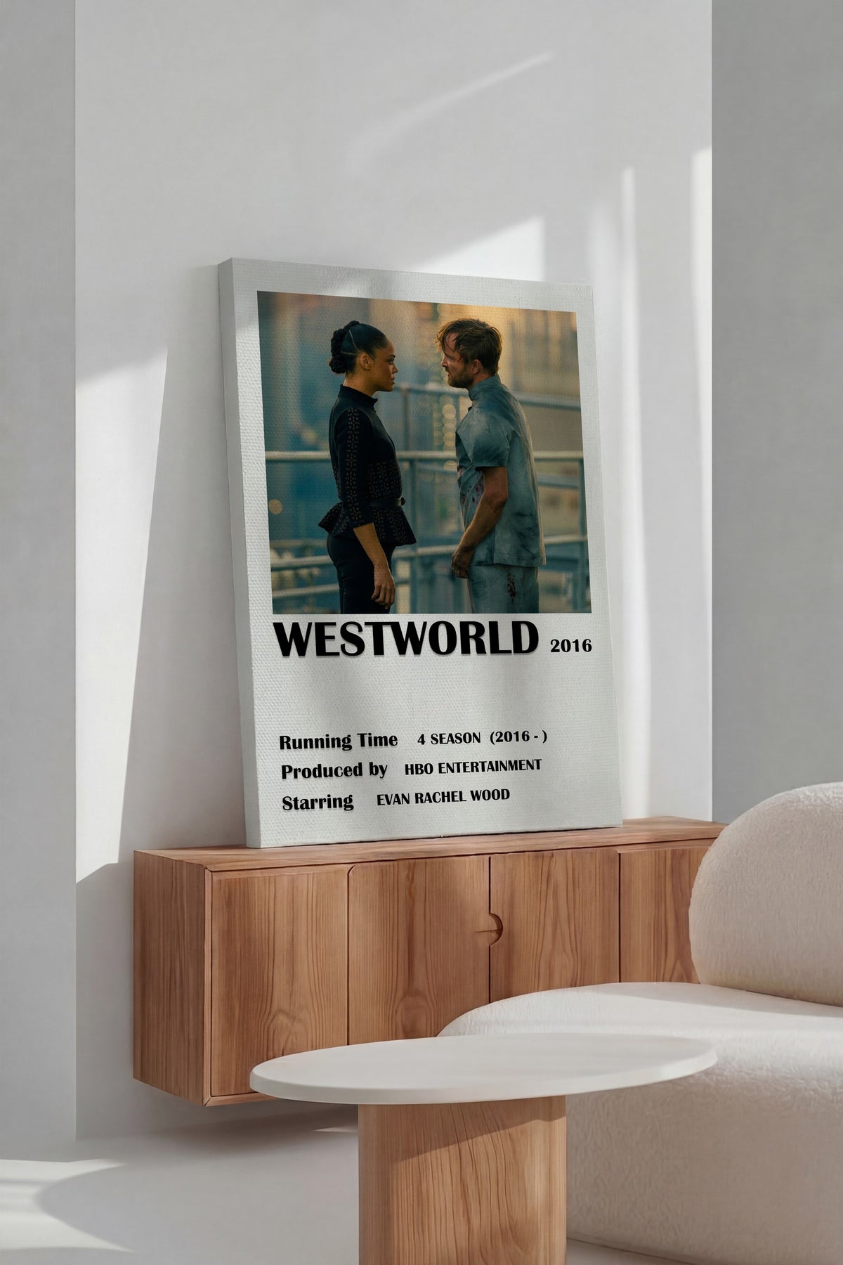 WESTWORLD 2016 Film Kanvas Tablo