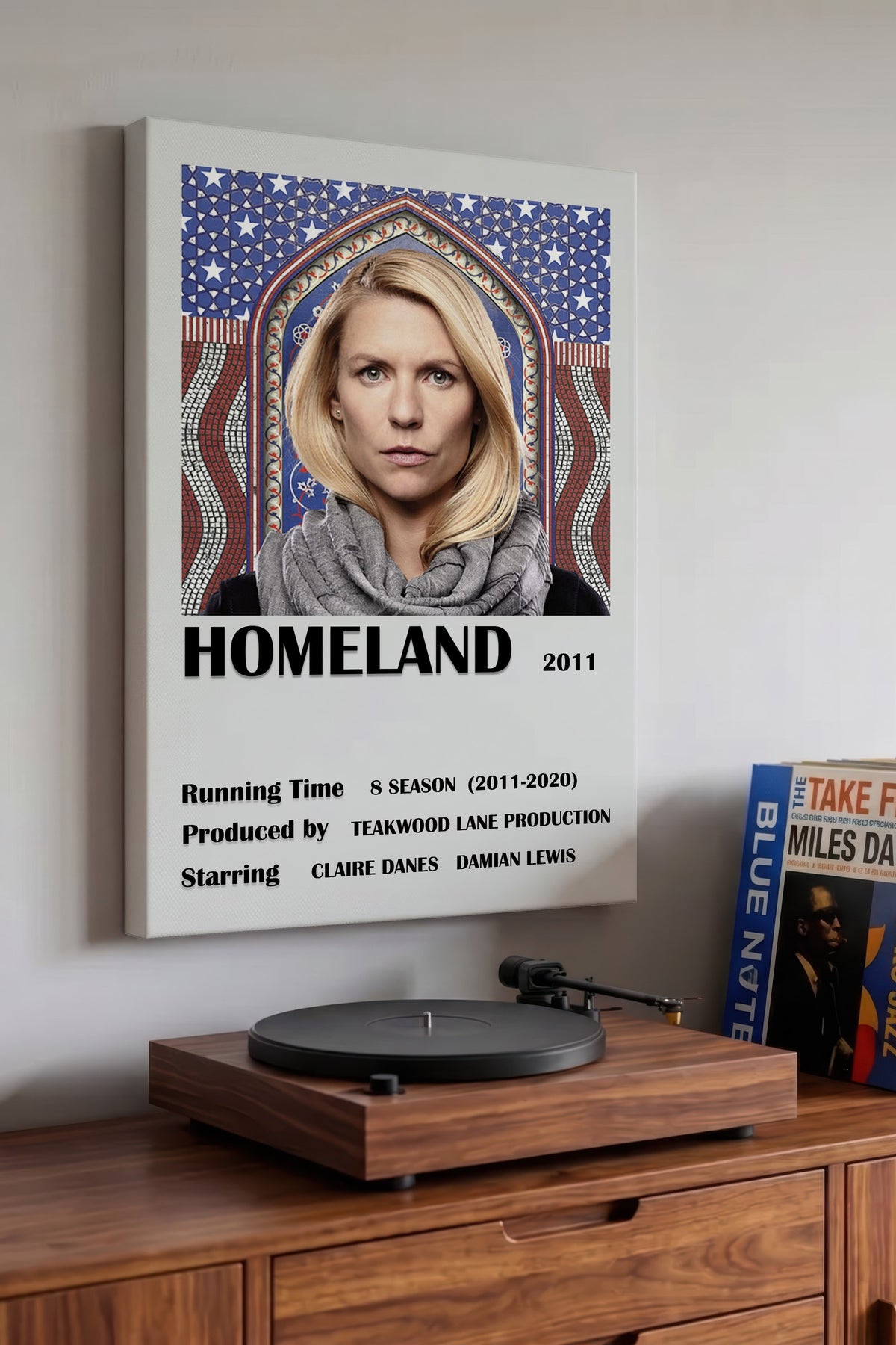 HOMELAND Film Kanvas Tablo