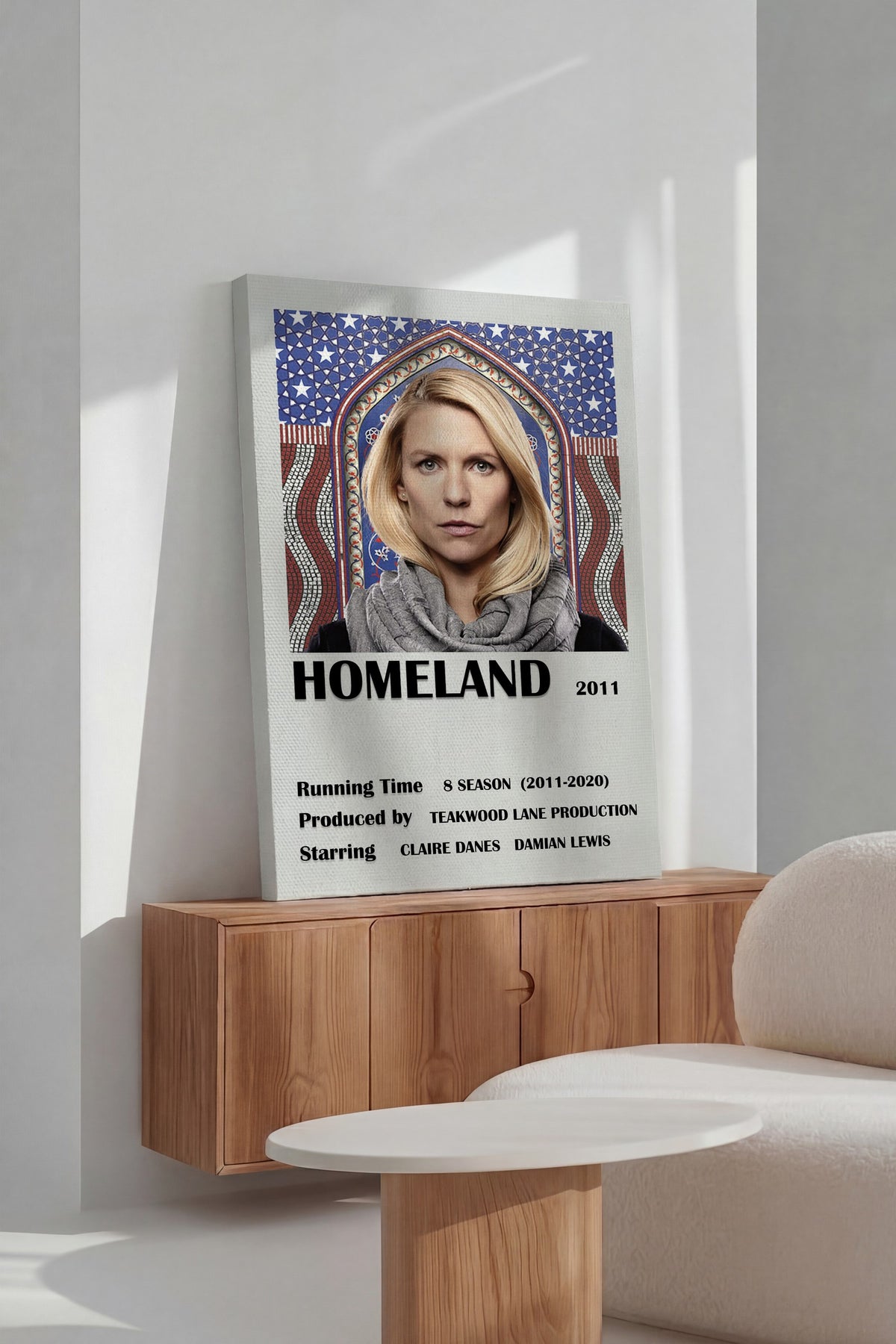 HOMELAND Film Kanvas Tablo