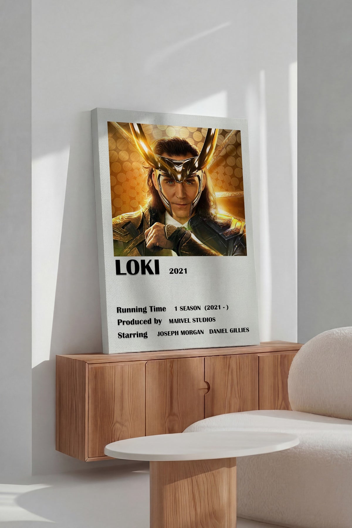 LOKI 2021 Film Kanvas Tablo