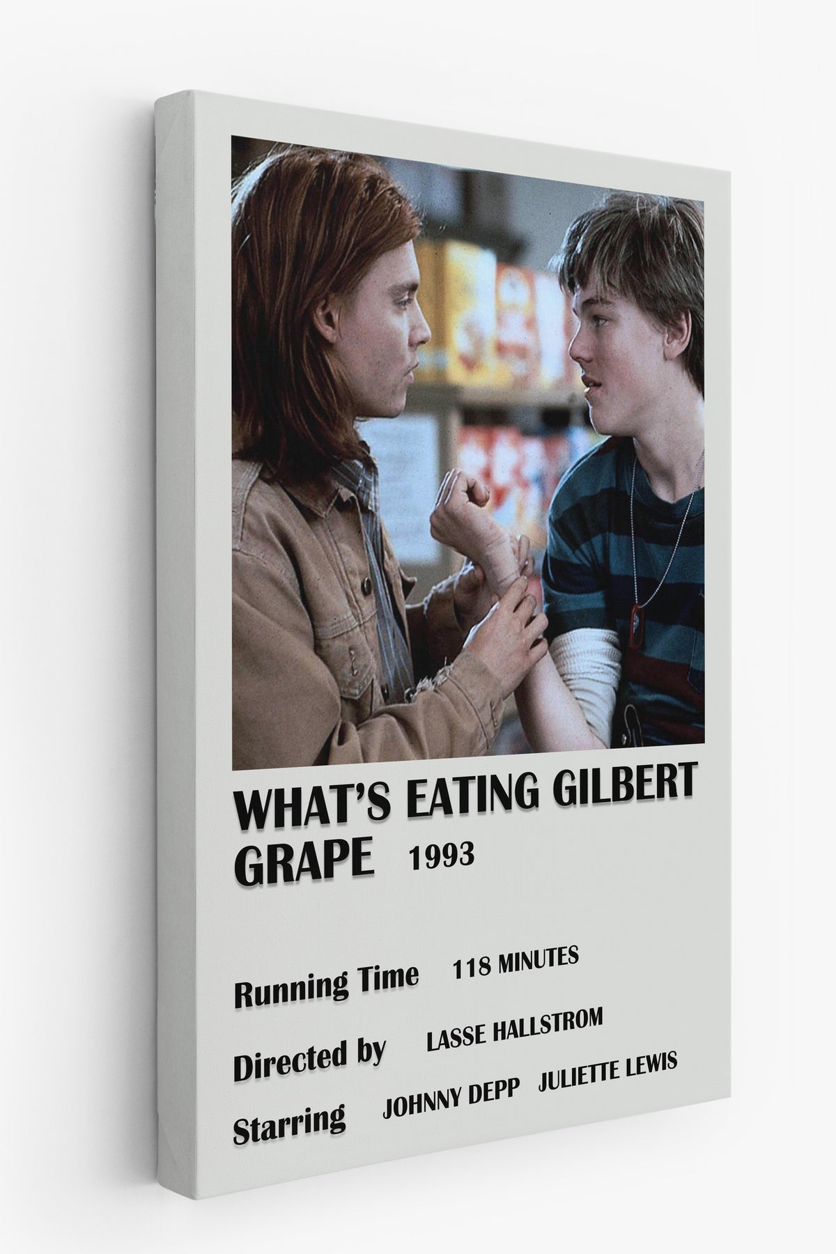 WHAT'S EATING GILBERT GRAPE 1993 Film Kanvas Tablo