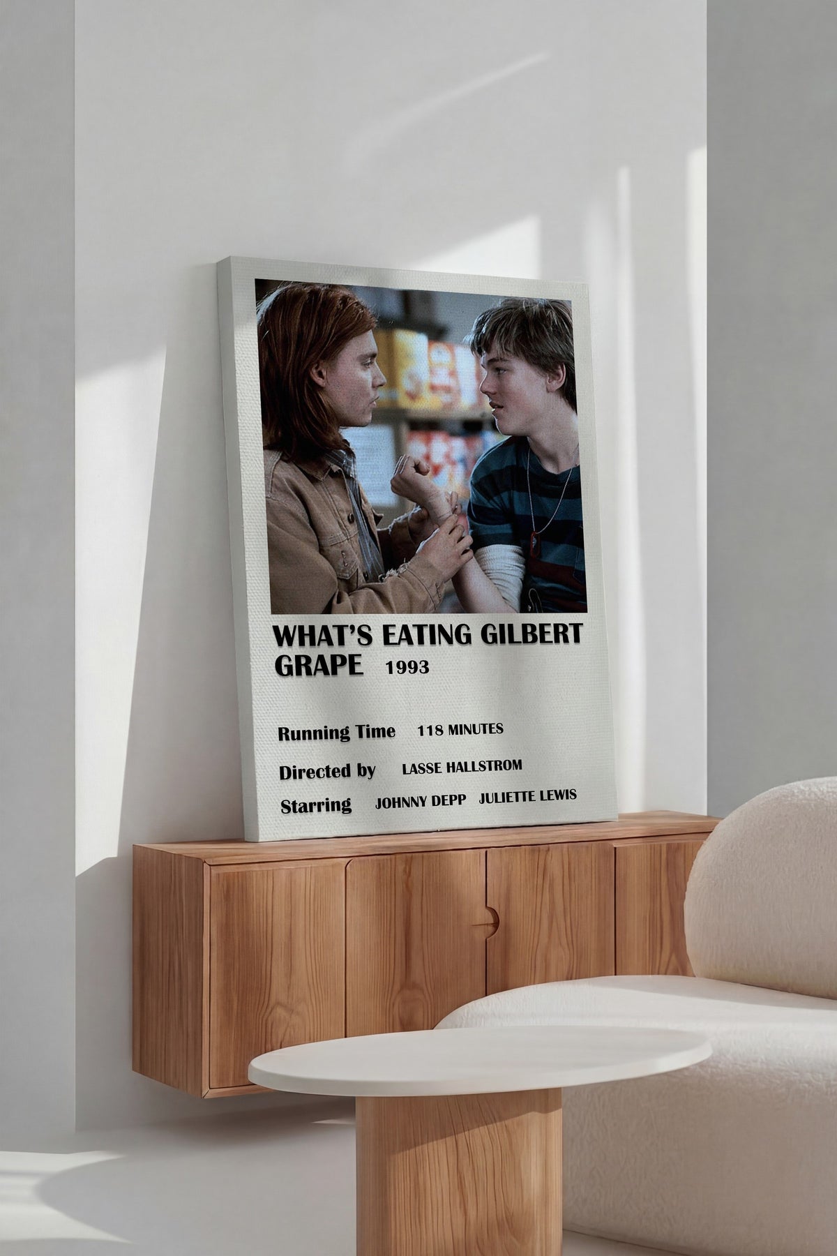 WHAT'S EATING GILBERT GRAPE 1993 Film Kanvas Tablo