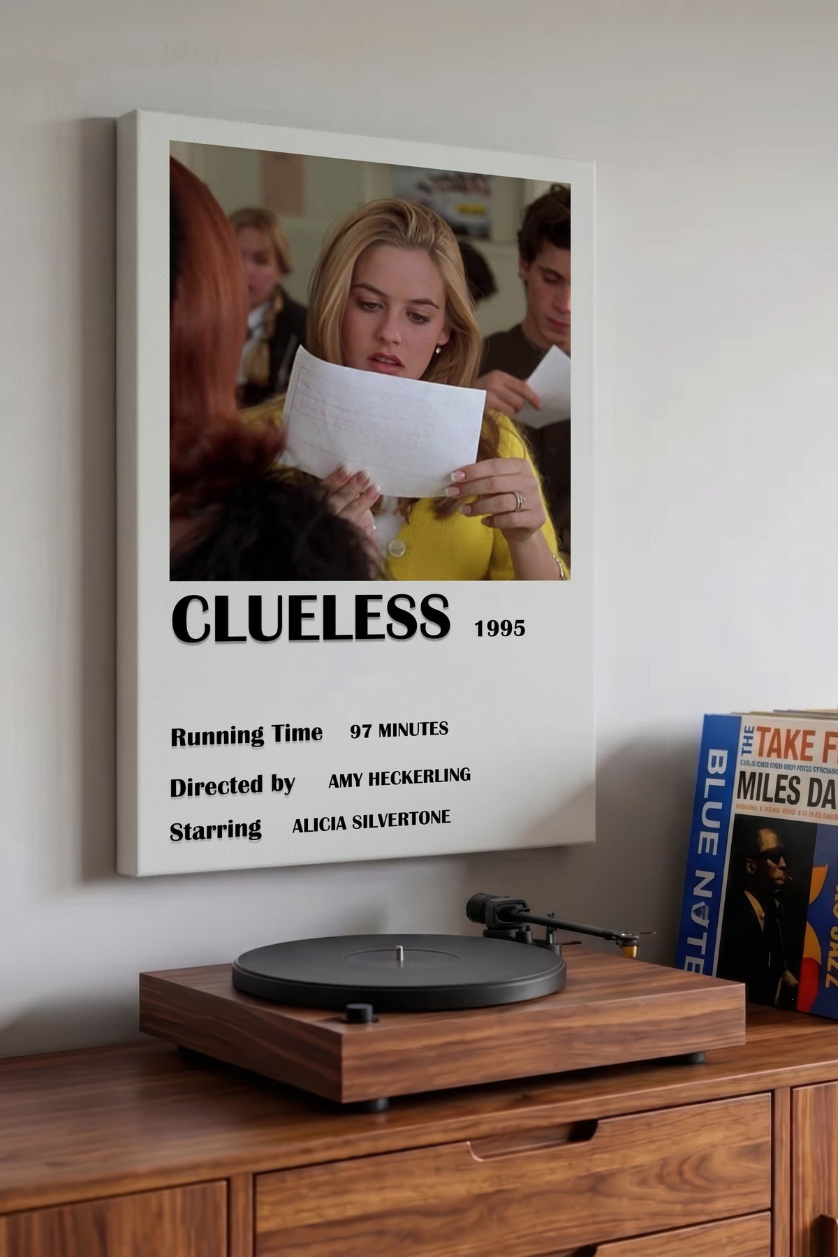 CLUELESS Film Kanvas Tablo