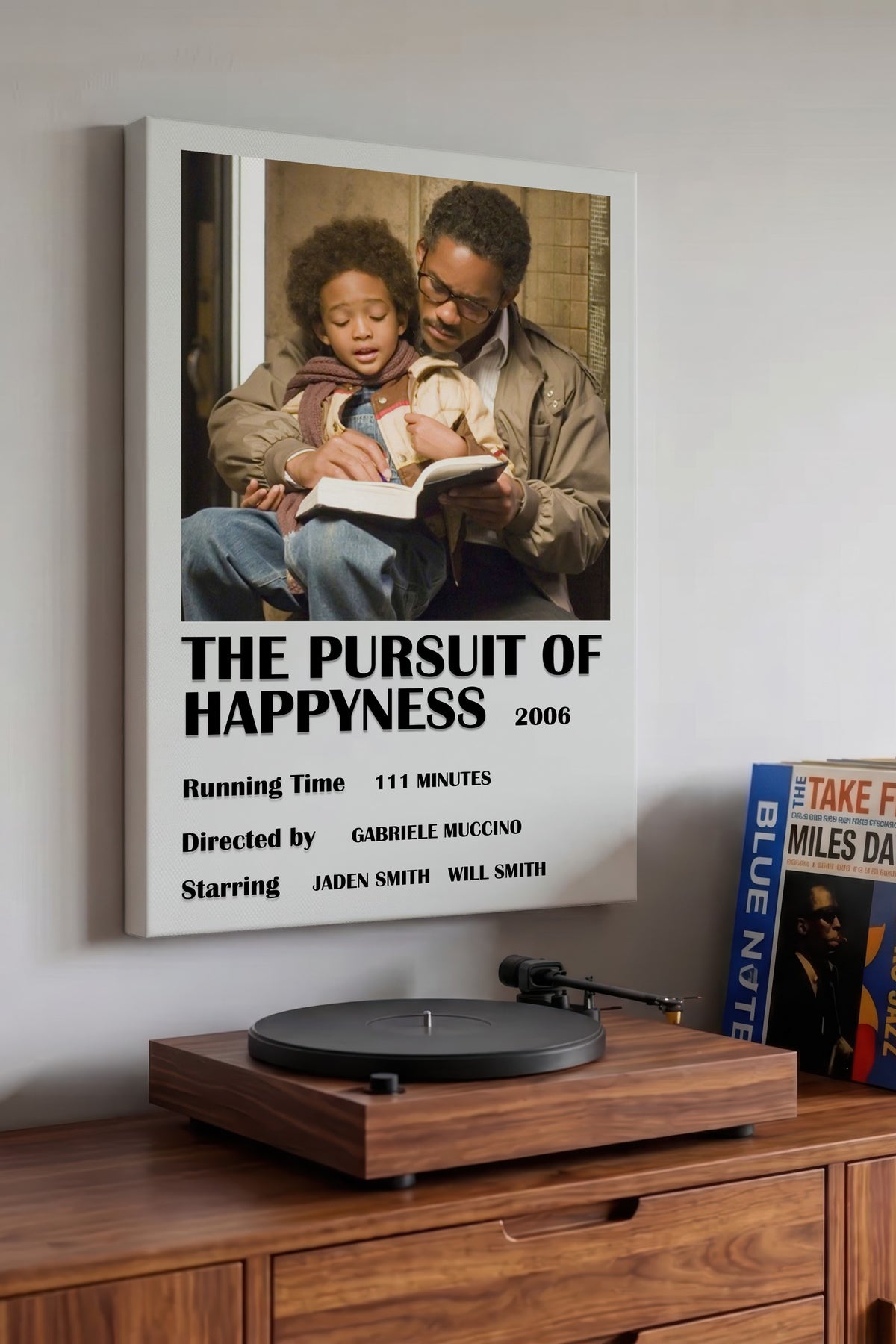 THE PURSUIT OF HAPPYNESS Film Kanvas Tablo