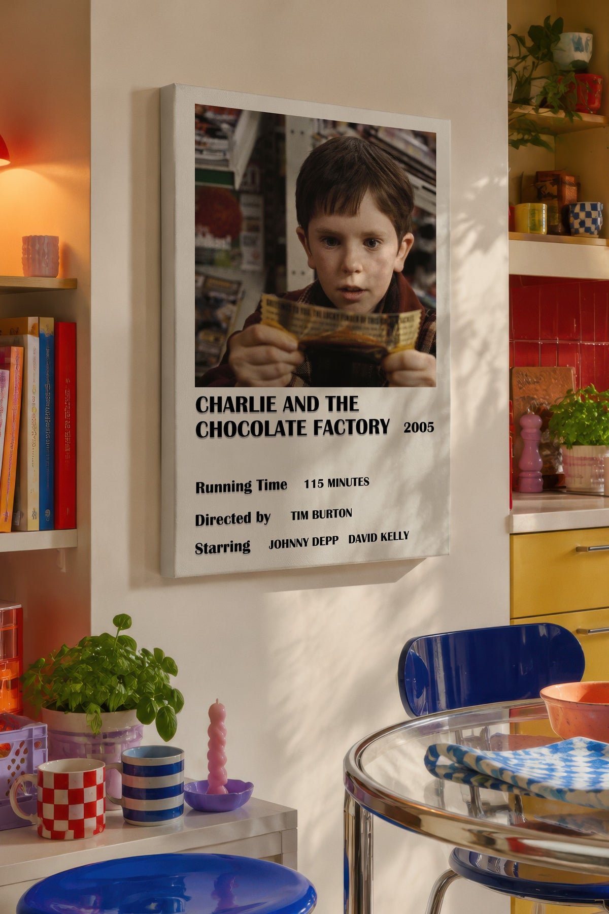 CHARLIE AND THE CHOCOLATE FACTORY Film Kanvas Tablo