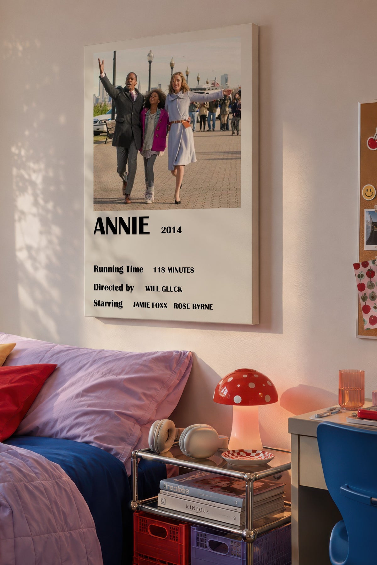 ANNIE 2014 Film Kanvas Tablo