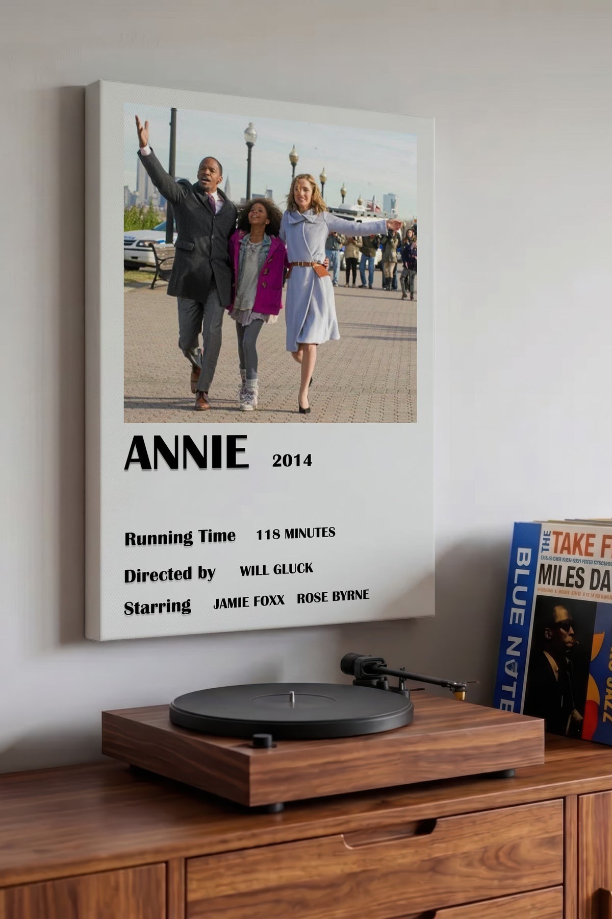 ANNIE 2014 Film Kanvas Tablo