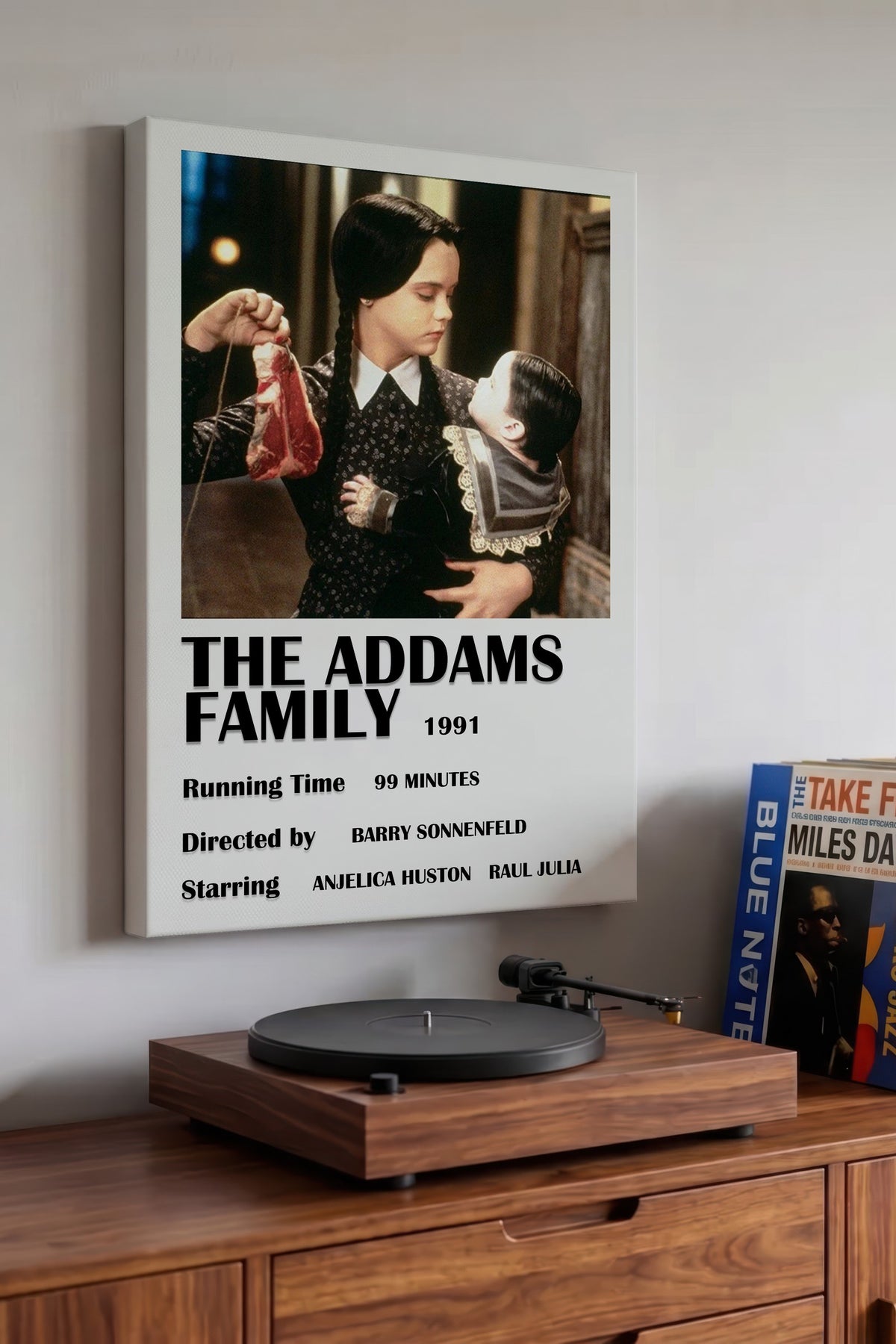 THE ADDAMS FAMILY 1991 Film Kanvas Tablo