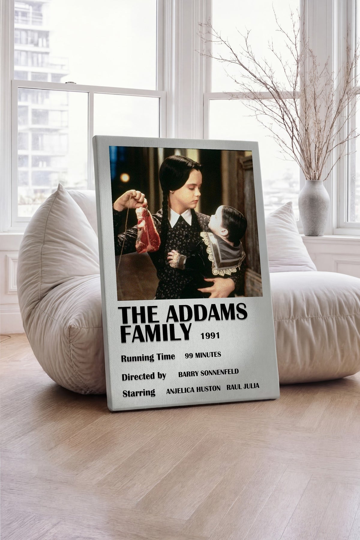 THE ADDAMS FAMILY 1991 Film Kanvas Tablo