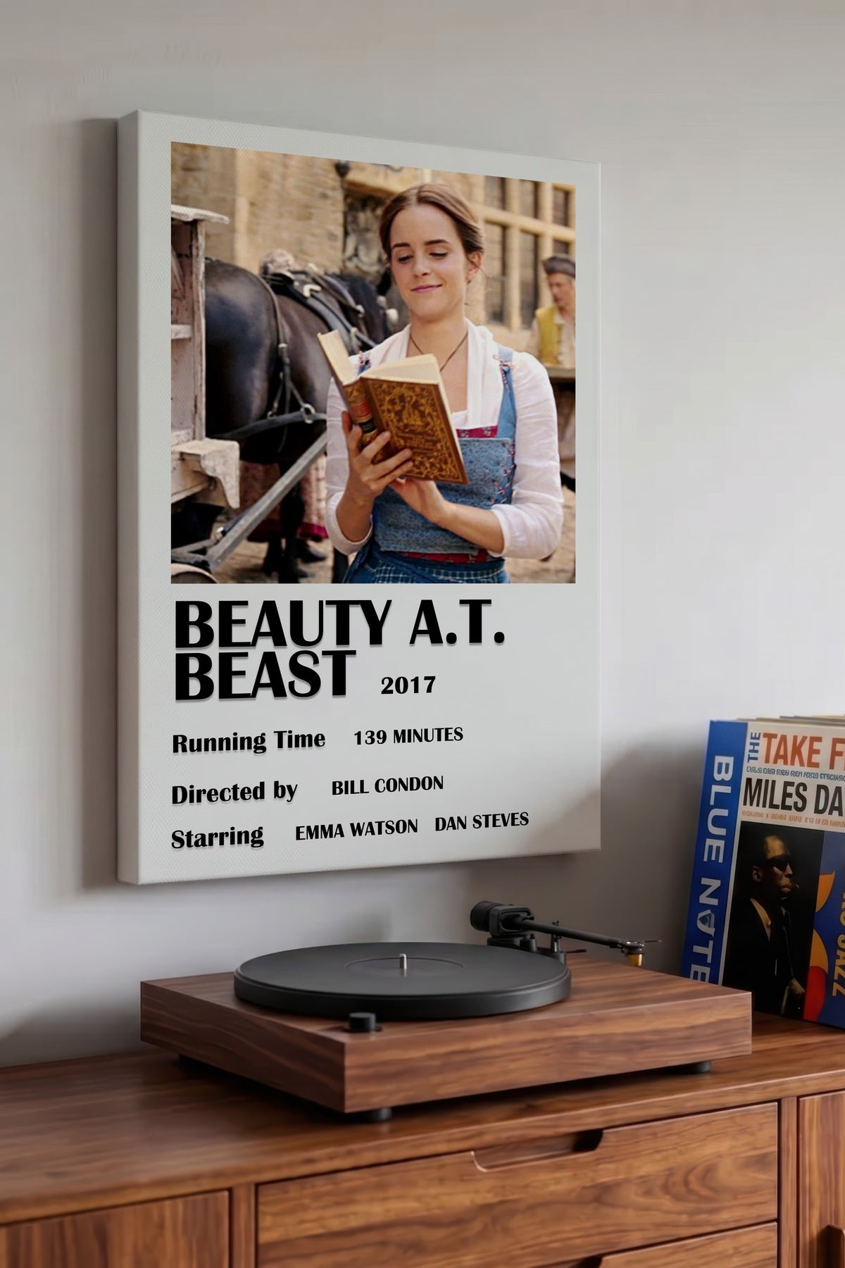 BEAUTY A.T. BEAST Film Kanvas Tablo