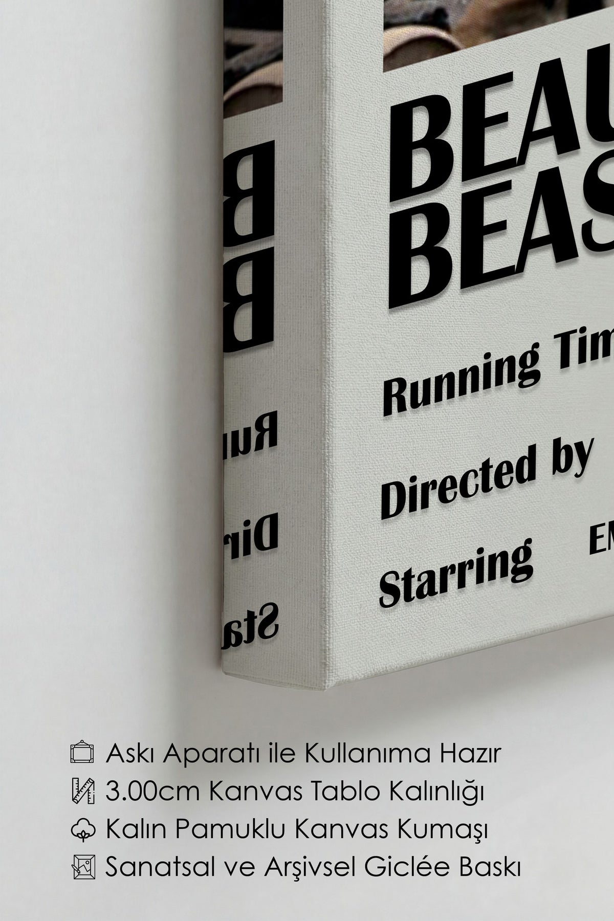 BEAUTY A.T. BEAST Film Kanvas Tablo