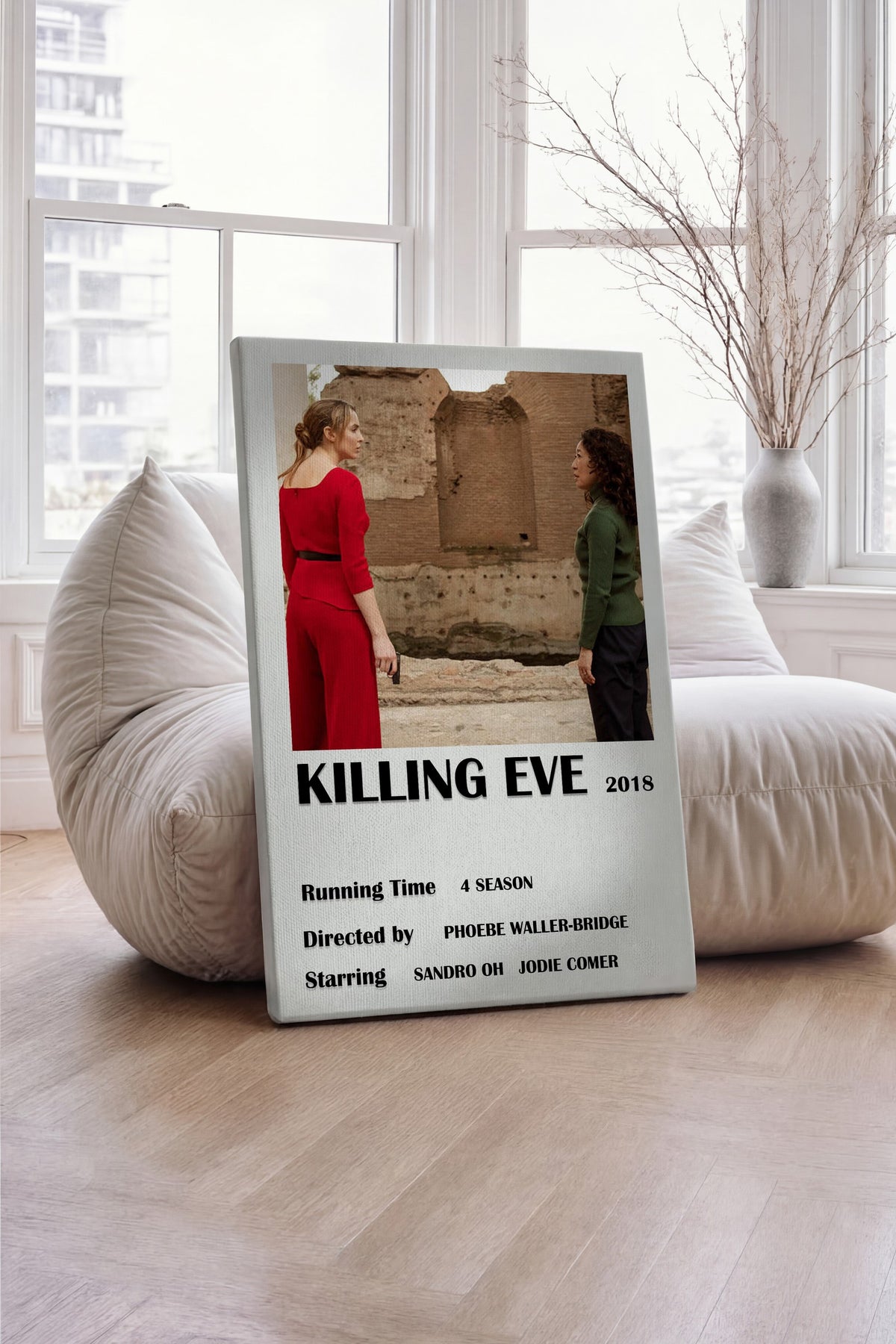 KILLING EVE 2018 Film Kanvas Tablo