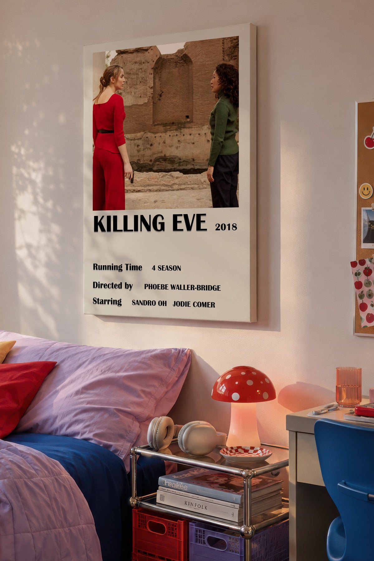 KILLING EVE 2018 Film Kanvas Tablo