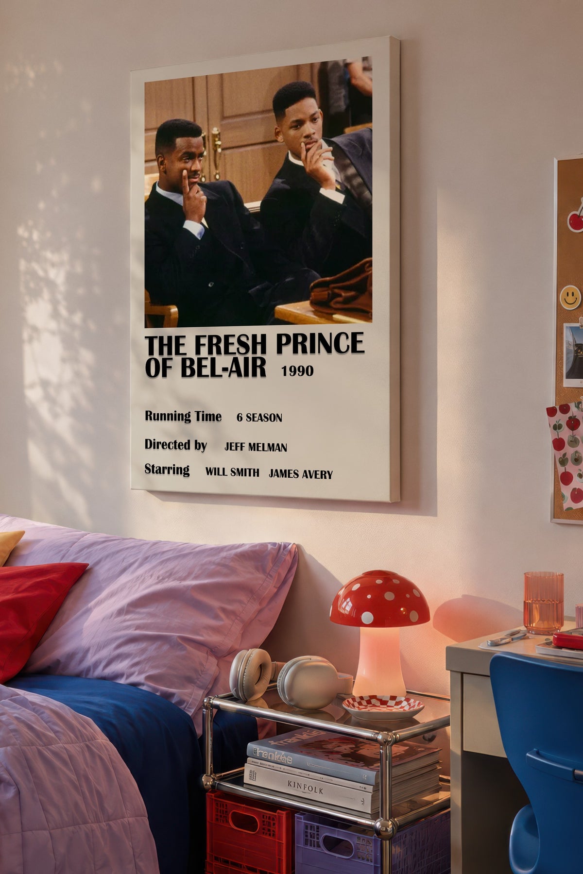 THE FRESH PRINCE OF BEL-AIR 1990 Film Kanvas Tablo