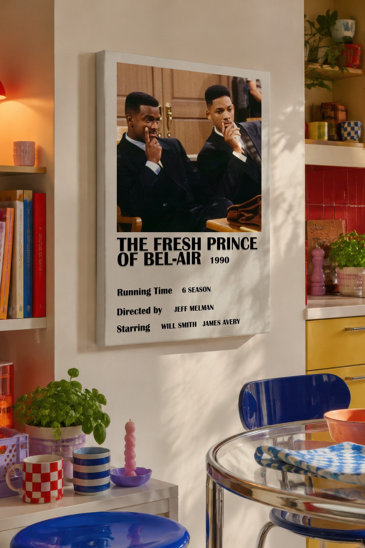 THE FRESH PRINCE OF BEL-AIR 1990 Film Kanvas Tablo