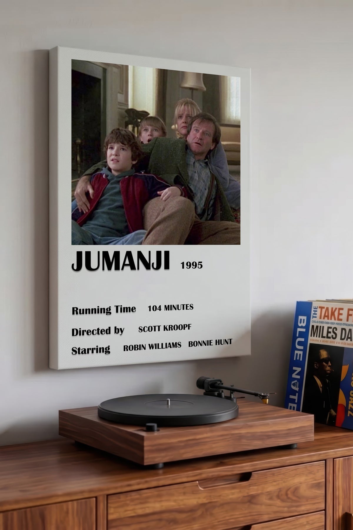 JUMANJI 1995 Film Kanvas Tablo