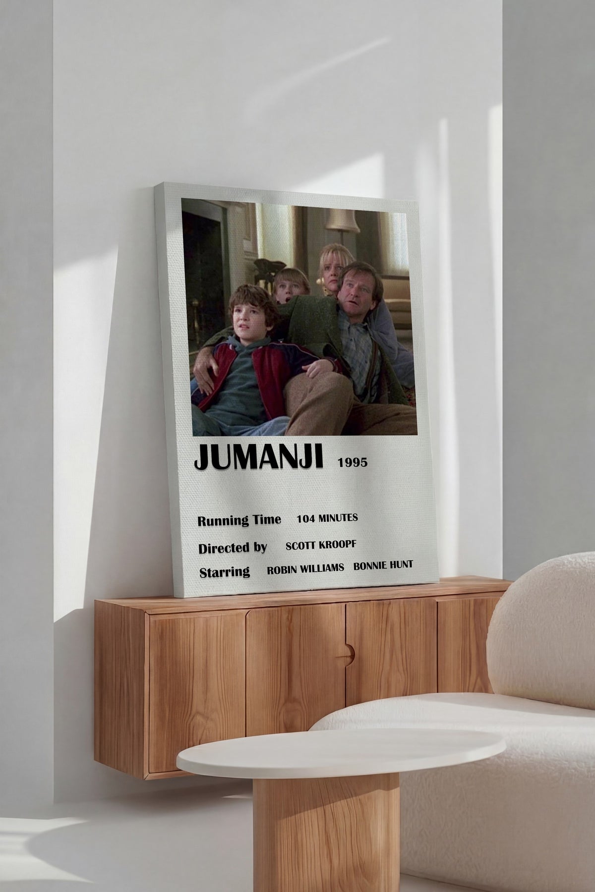 JUMANJI 1995 Film Kanvas Tablo