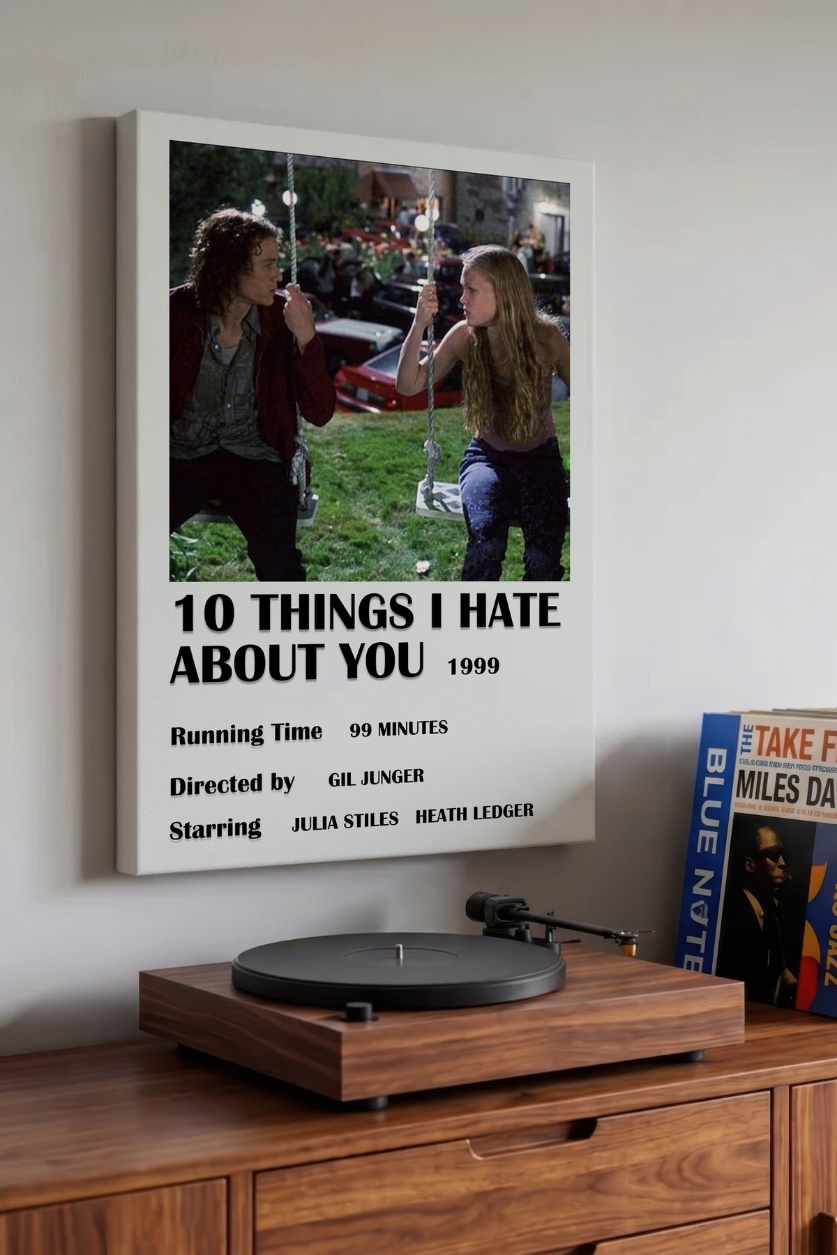 10 THINGS I HATE ABOUT YOU Film Kanvas Tablo