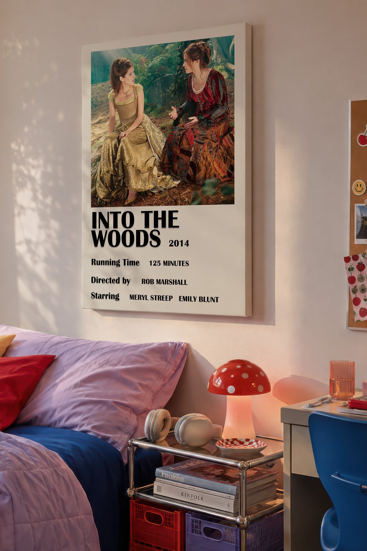 INTO THE WOODS 2014 Film Kanvas Tablo