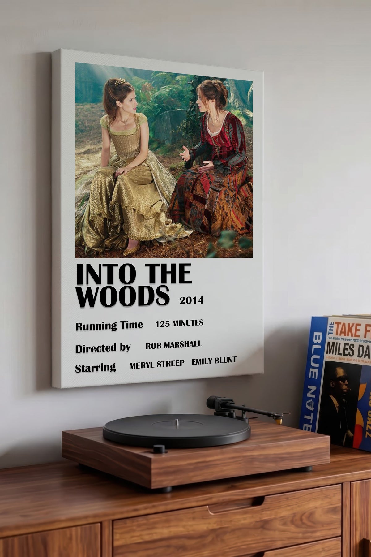 INTO THE WOODS 2014 Film Kanvas Tablo
