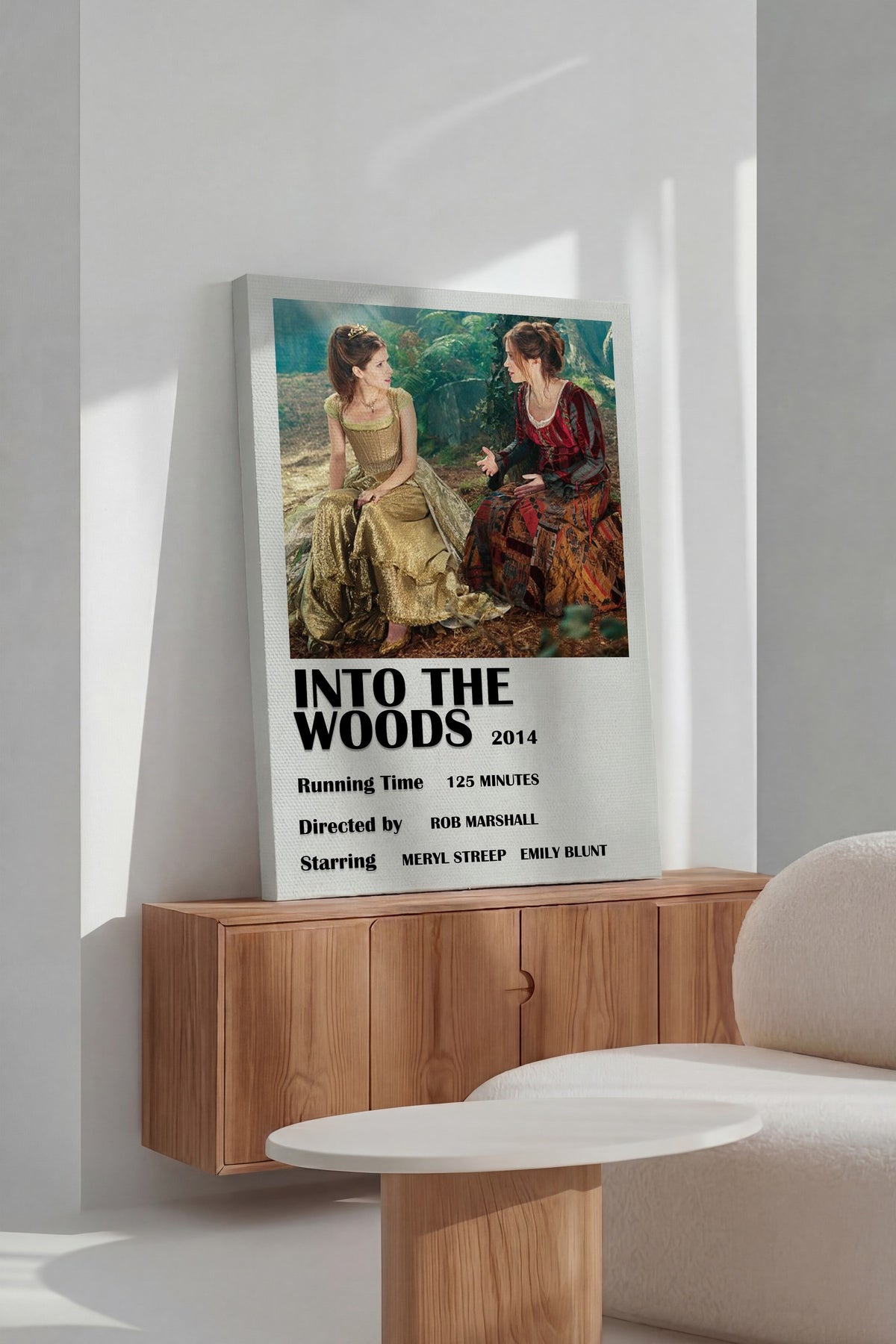 INTO THE WOODS 2014 Film Kanvas Tablo
