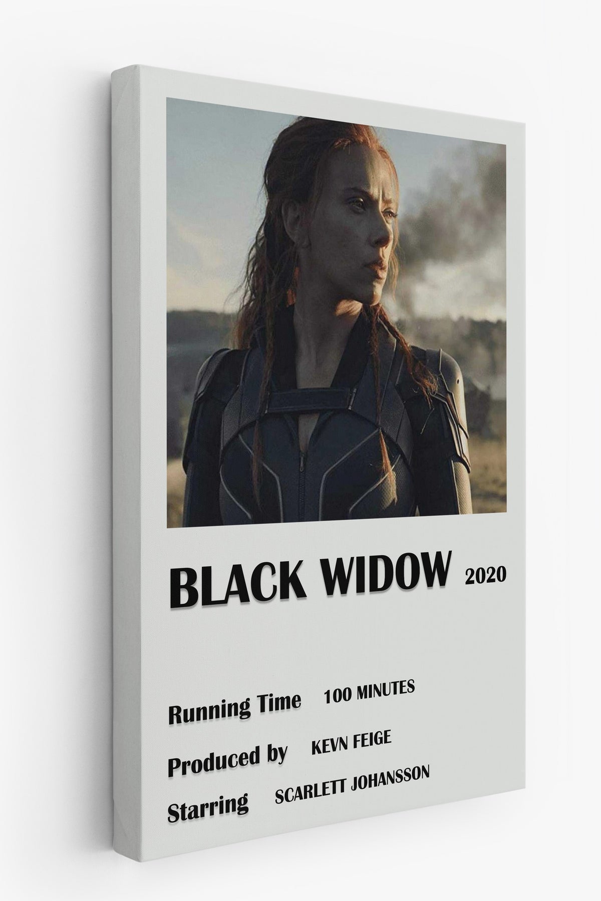 BLACK WIDOW 2020 Film Kanvas Tablo
