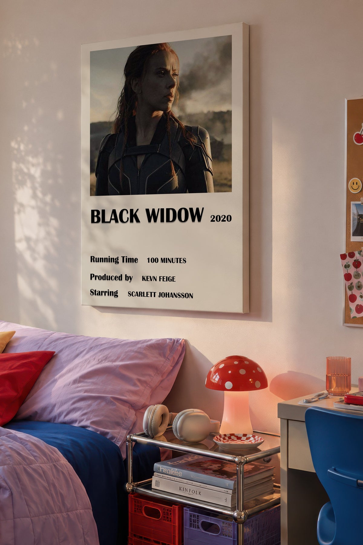 BLACK WIDOW 2020 Film Kanvas Tablo