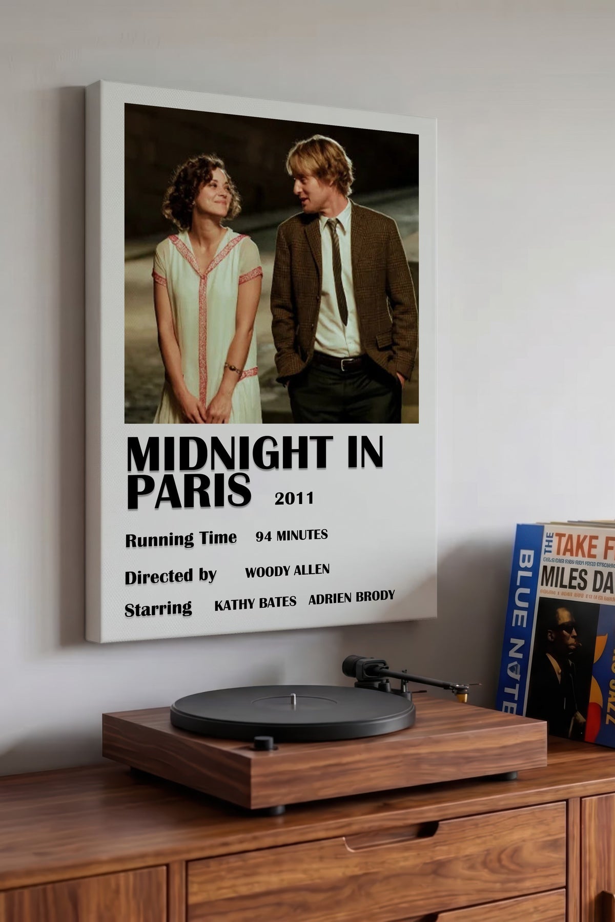 Midnight in Paris Film Kanvas Tablo