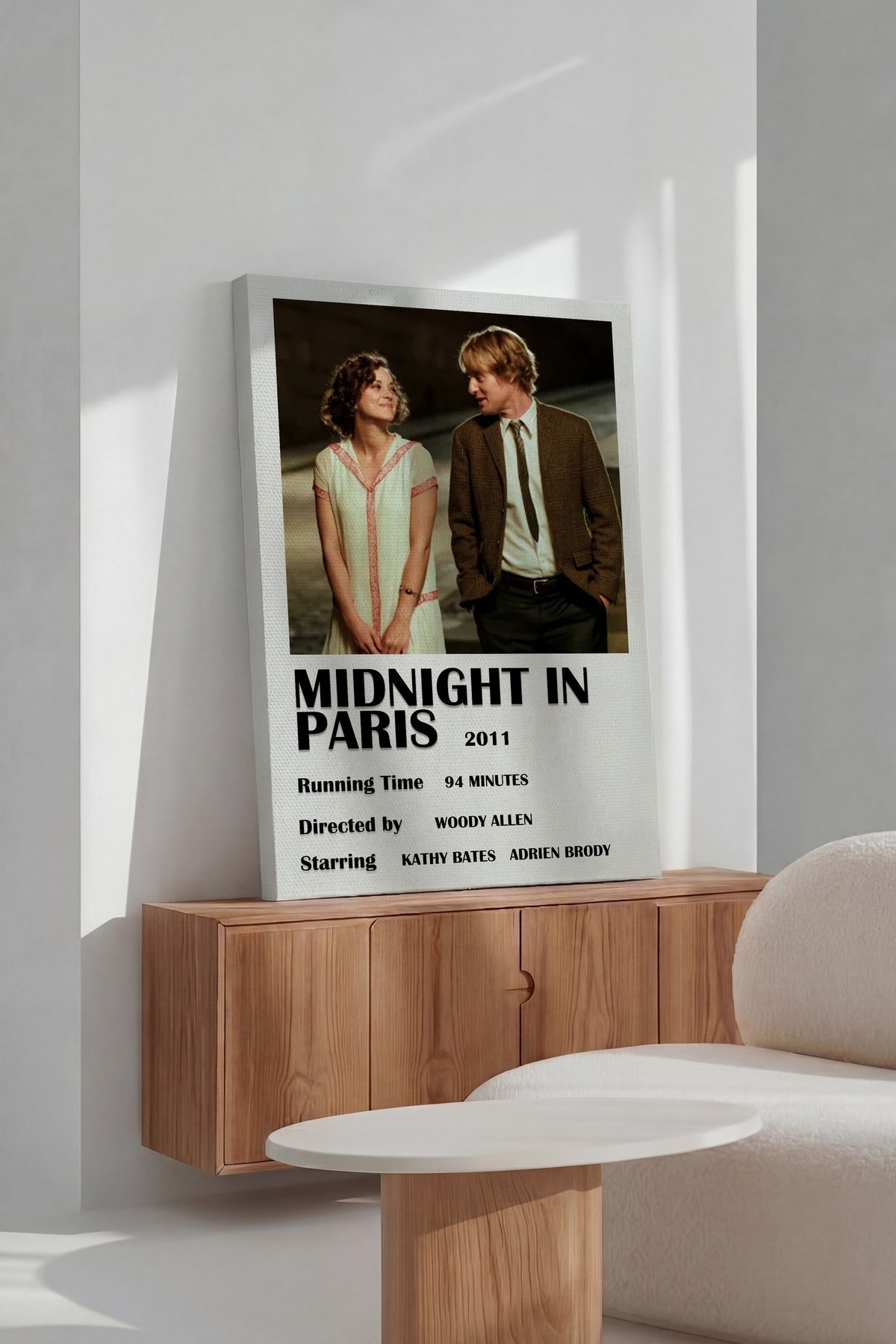 Midnight in Paris Film Kanvas Tablo