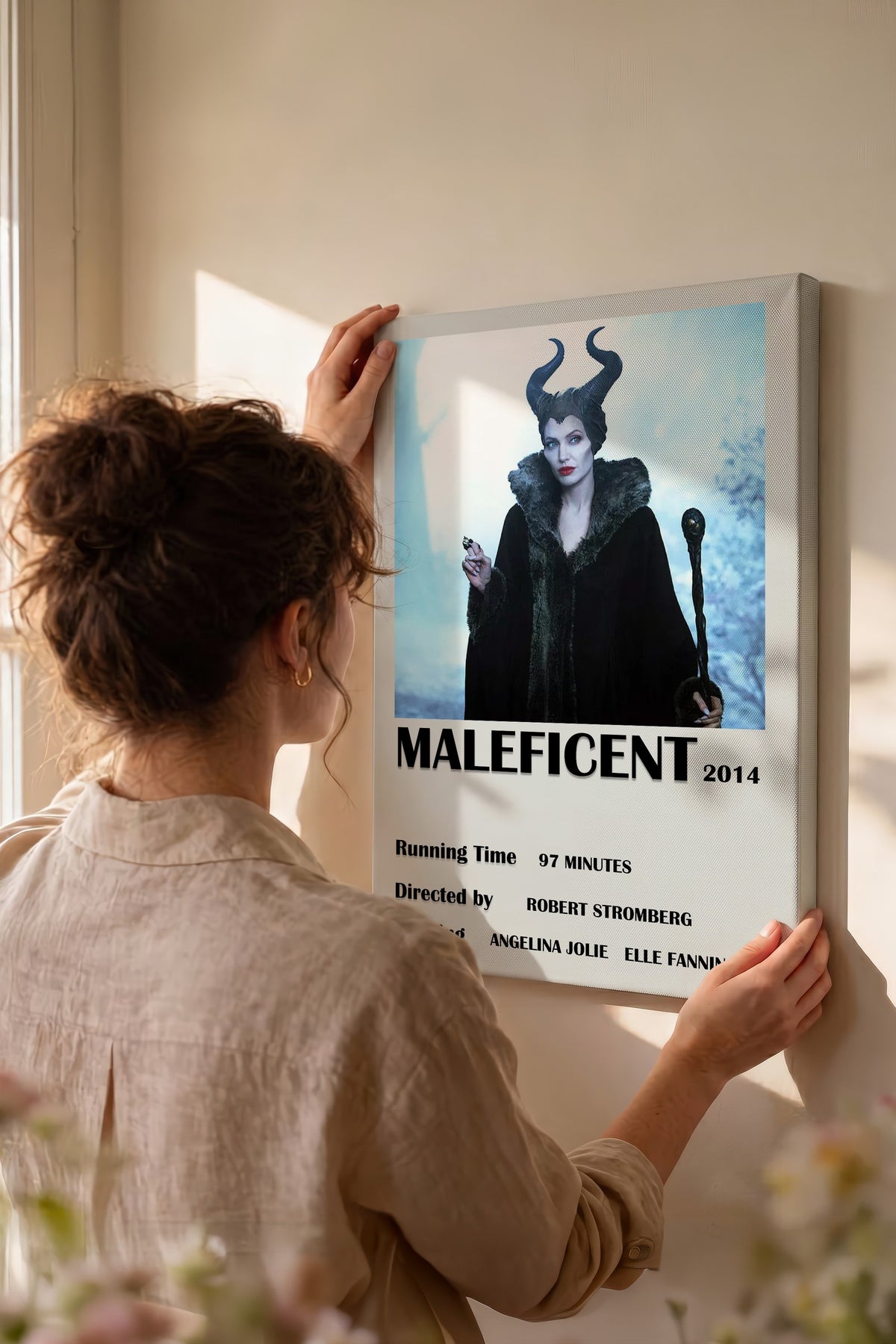 MALEFICENT 2014 Film Kanvas Tablo